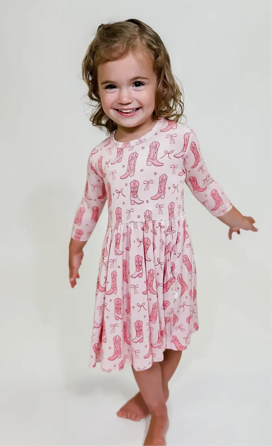 Boots & Bows Bamboo Dress