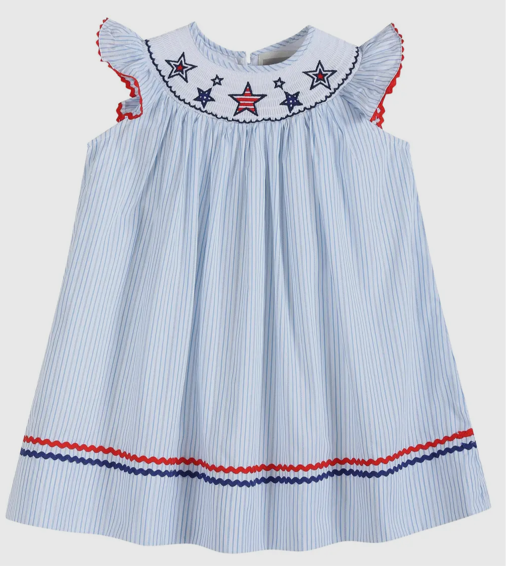 American Girl Smocked Dress