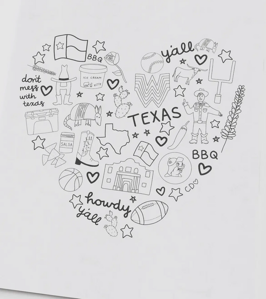 Texas Coloring Book