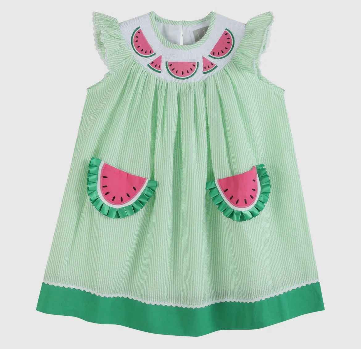 Watermelon Babe Smocked Dress