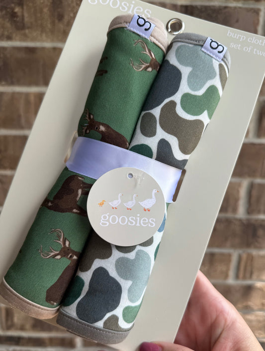 Deer Camo Burp Cloths