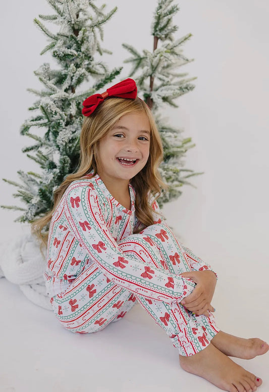 Candy Cane Lane Bamboo Set