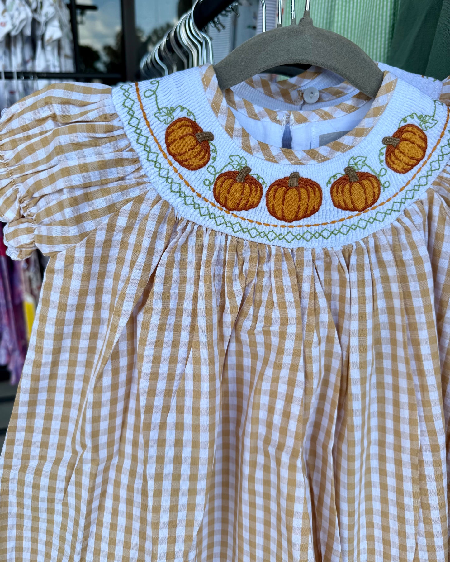 The Autumn Smocked Dress