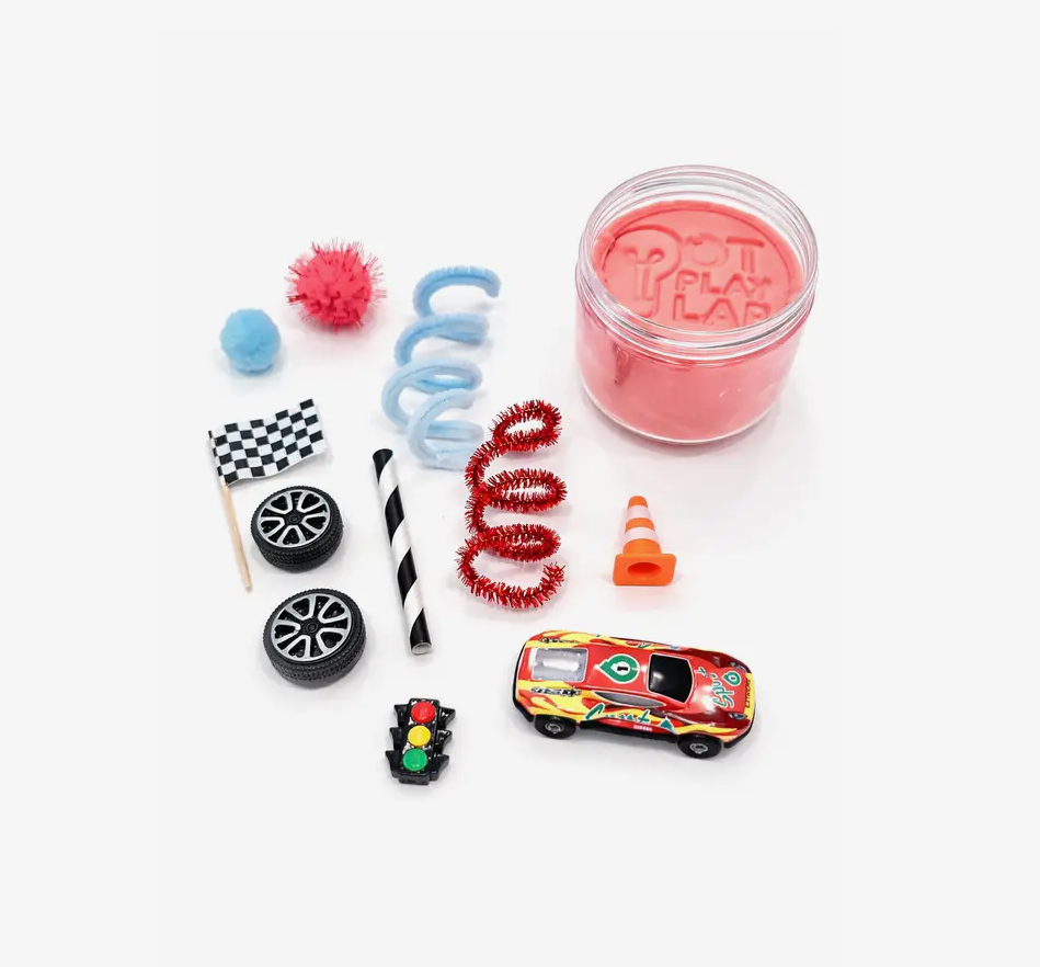 Race Car Sensory Dough