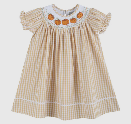 The Autumn Smocked Dress
