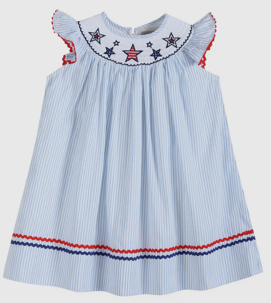 American Girl Smocked Dress