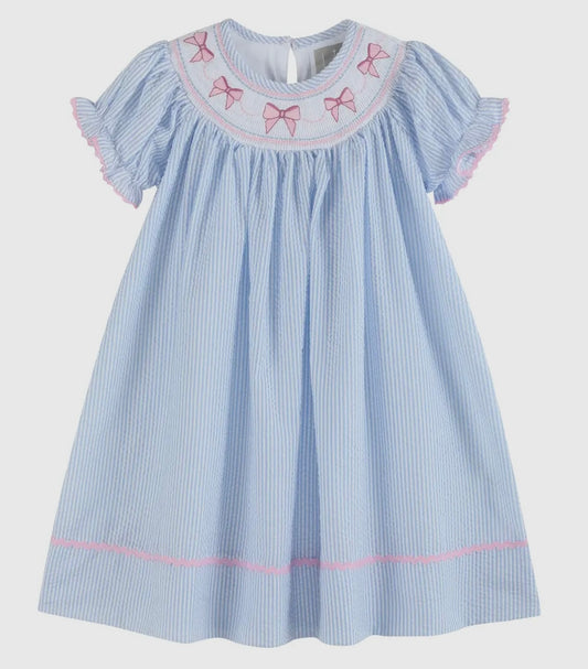 Sweet Bow Smocked Dress