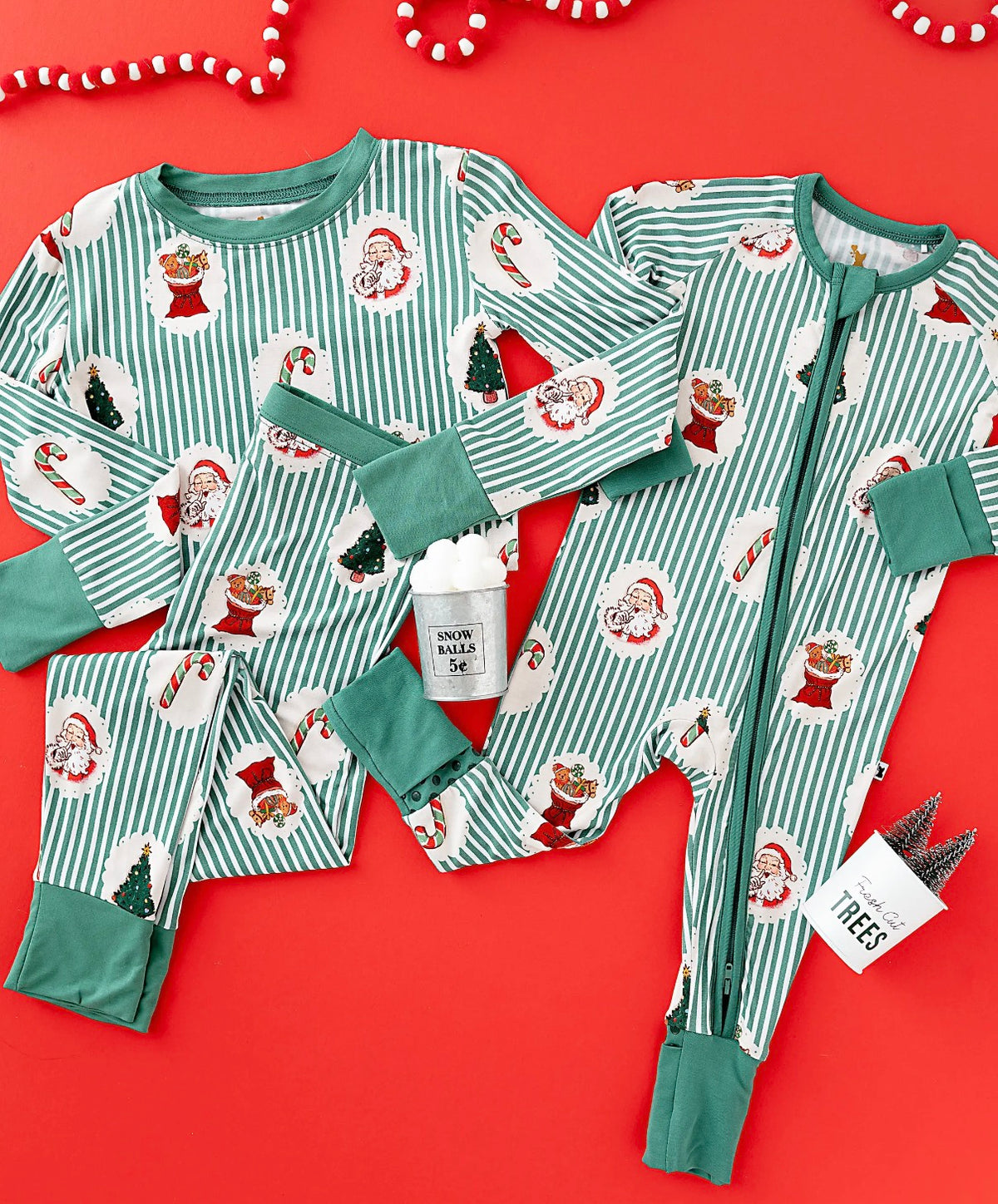 Classic Christmas Bamboo Set