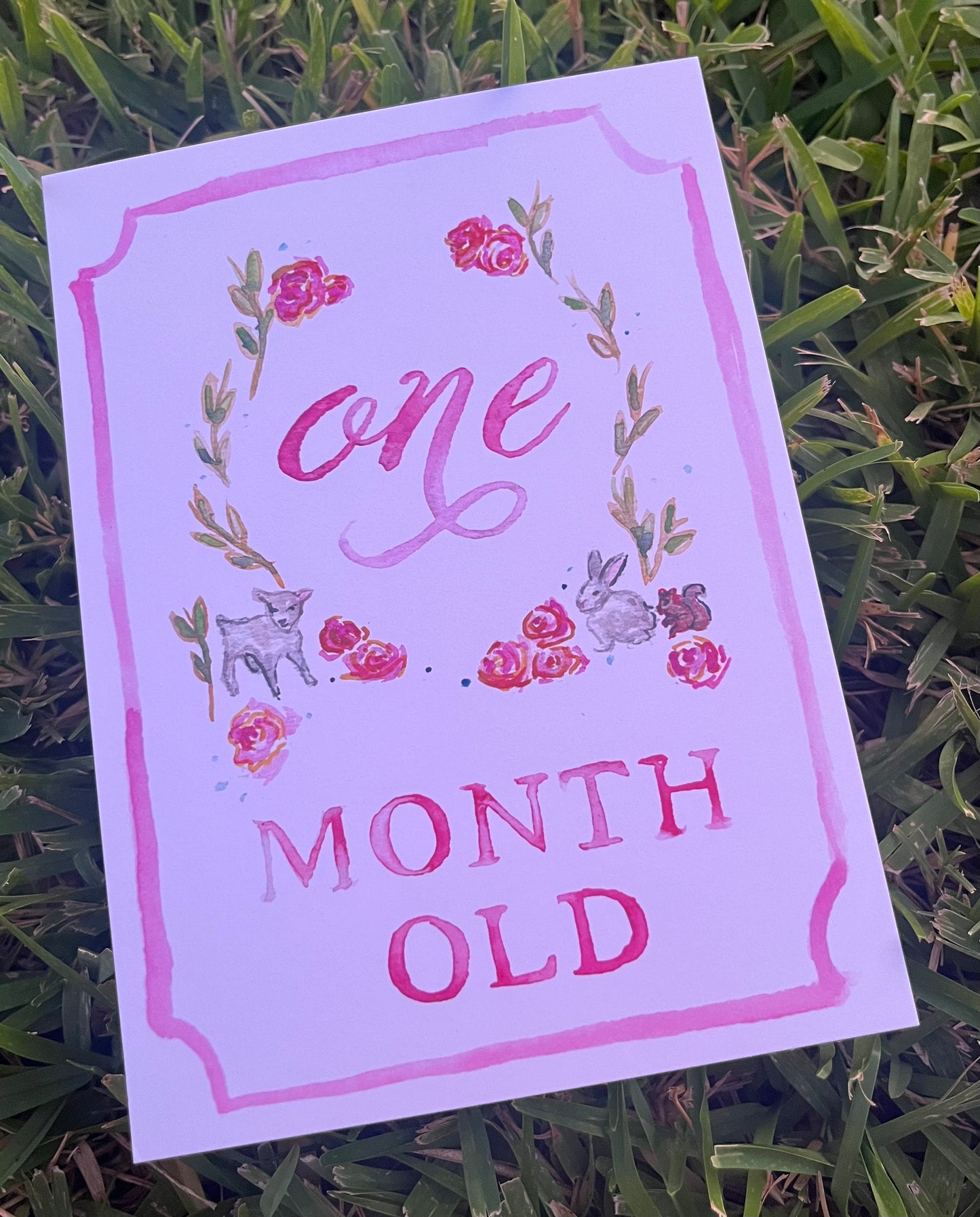 Monthly Milestone Card Set