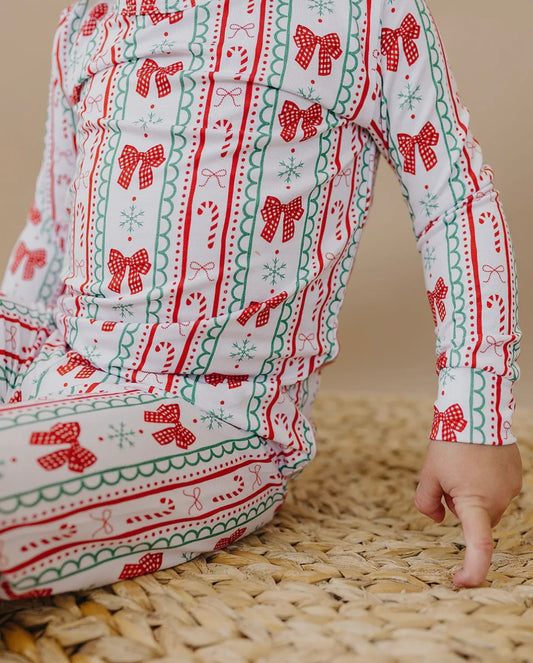 Candy Cane Lane Bamboo Set