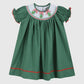 O Christmas Tree Smocked Dress