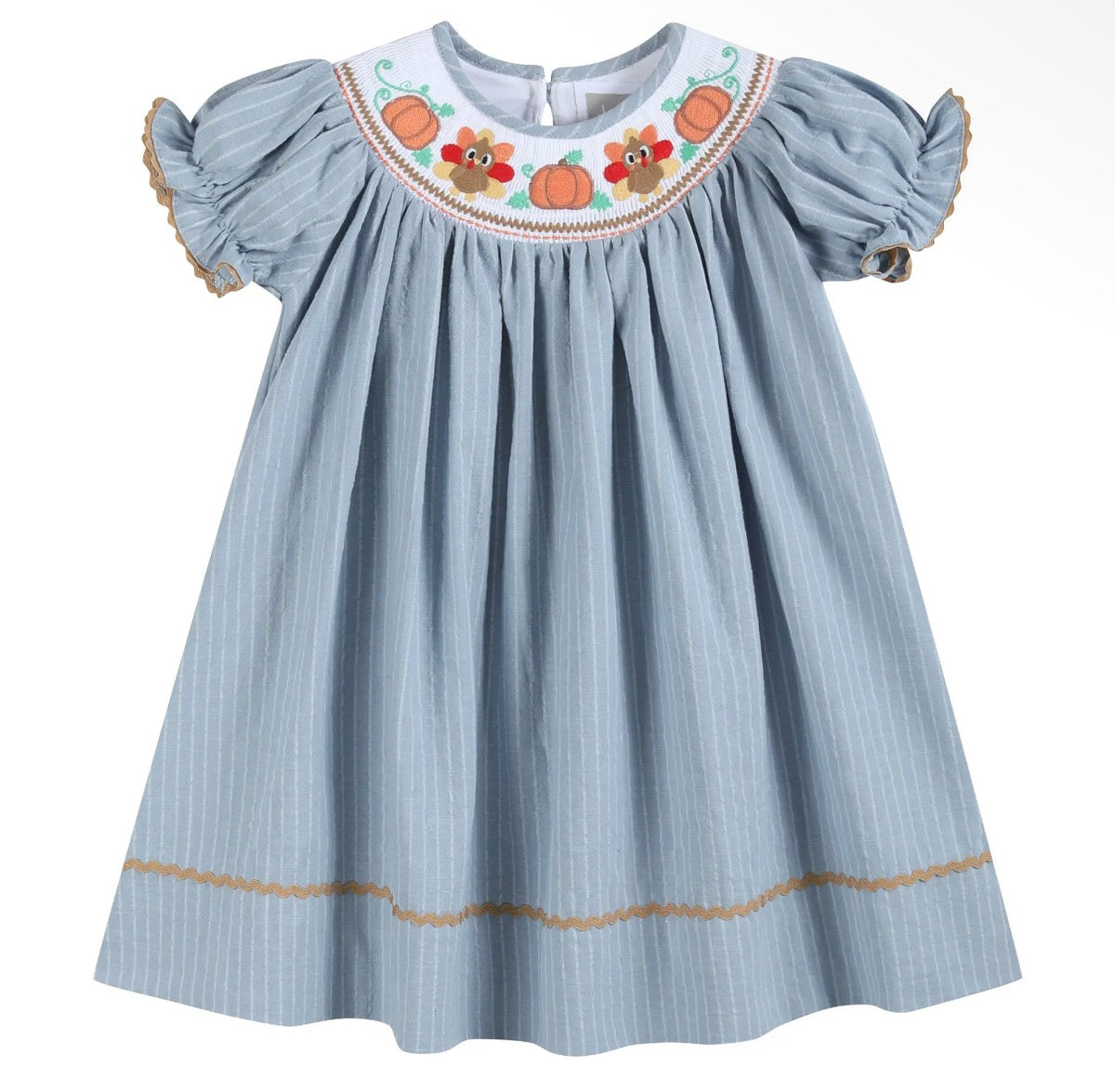Turkey Time Smocked Dress