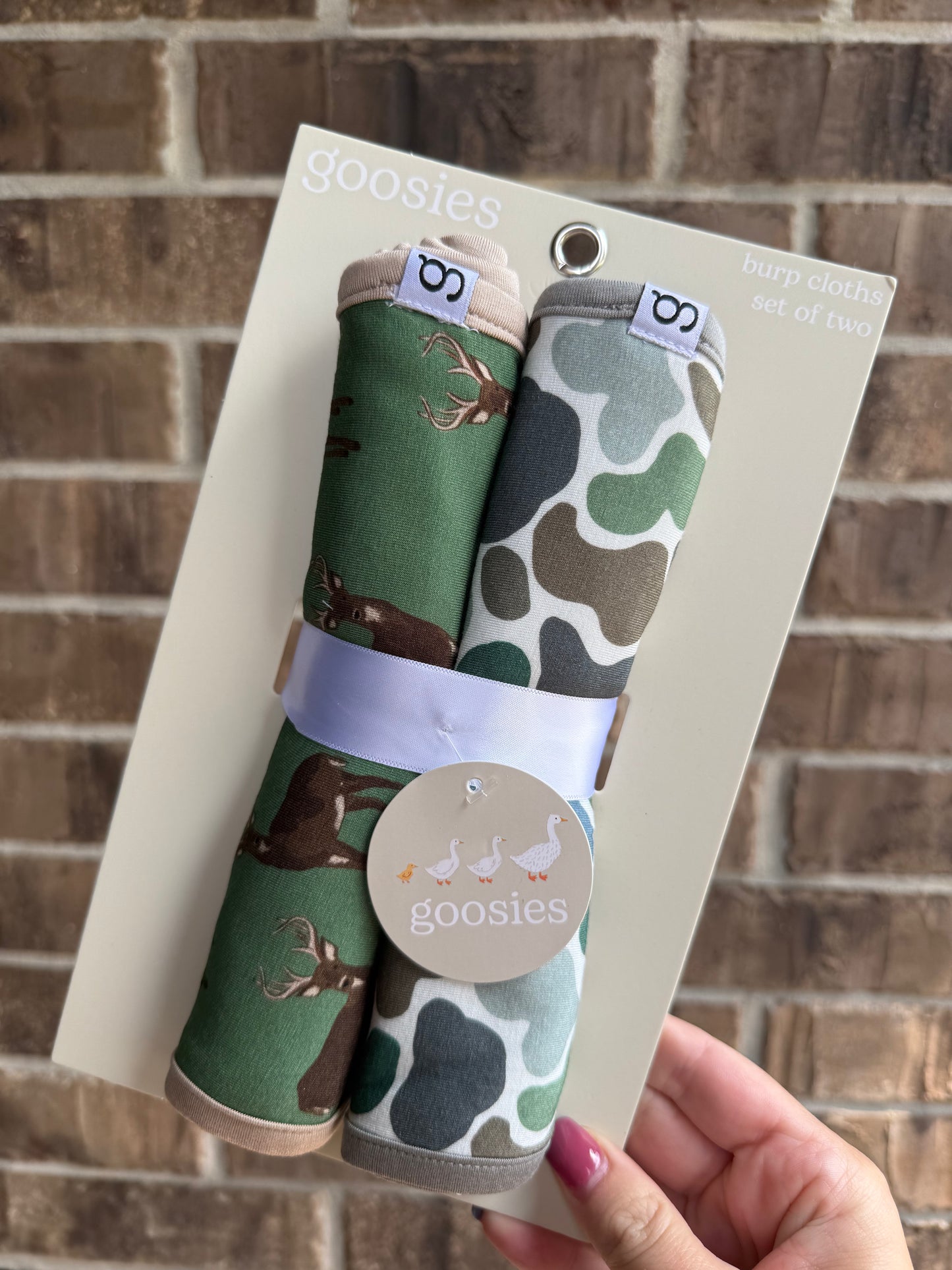 Deer Camo Burp Cloths