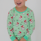 Santa Plaid Bamboo Set
