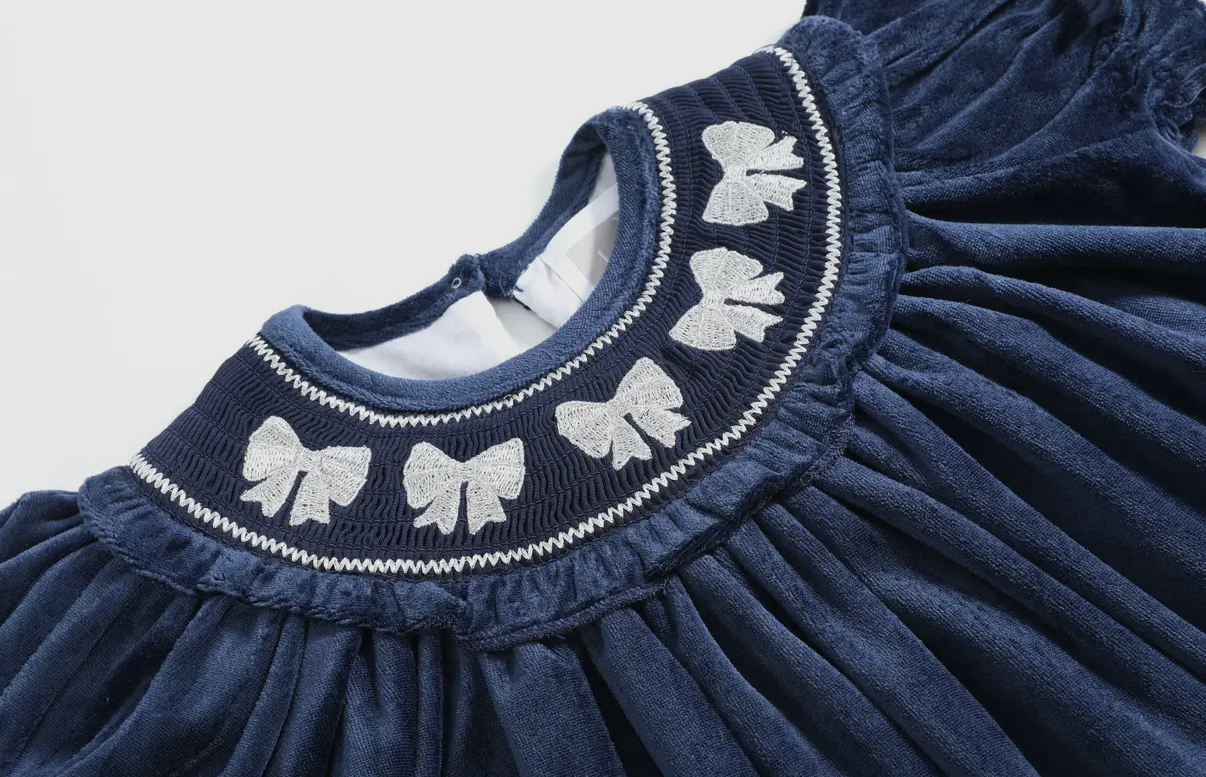 Winter Wonderland Smocked Dress