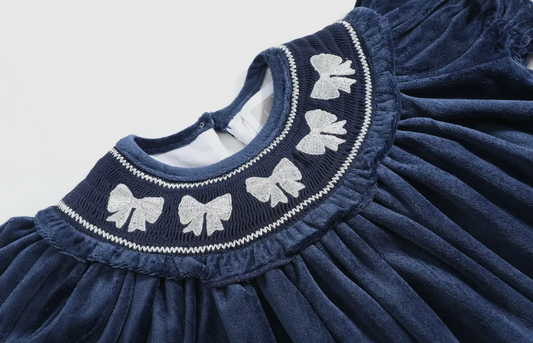 Winter Wonderland Smocked Dress