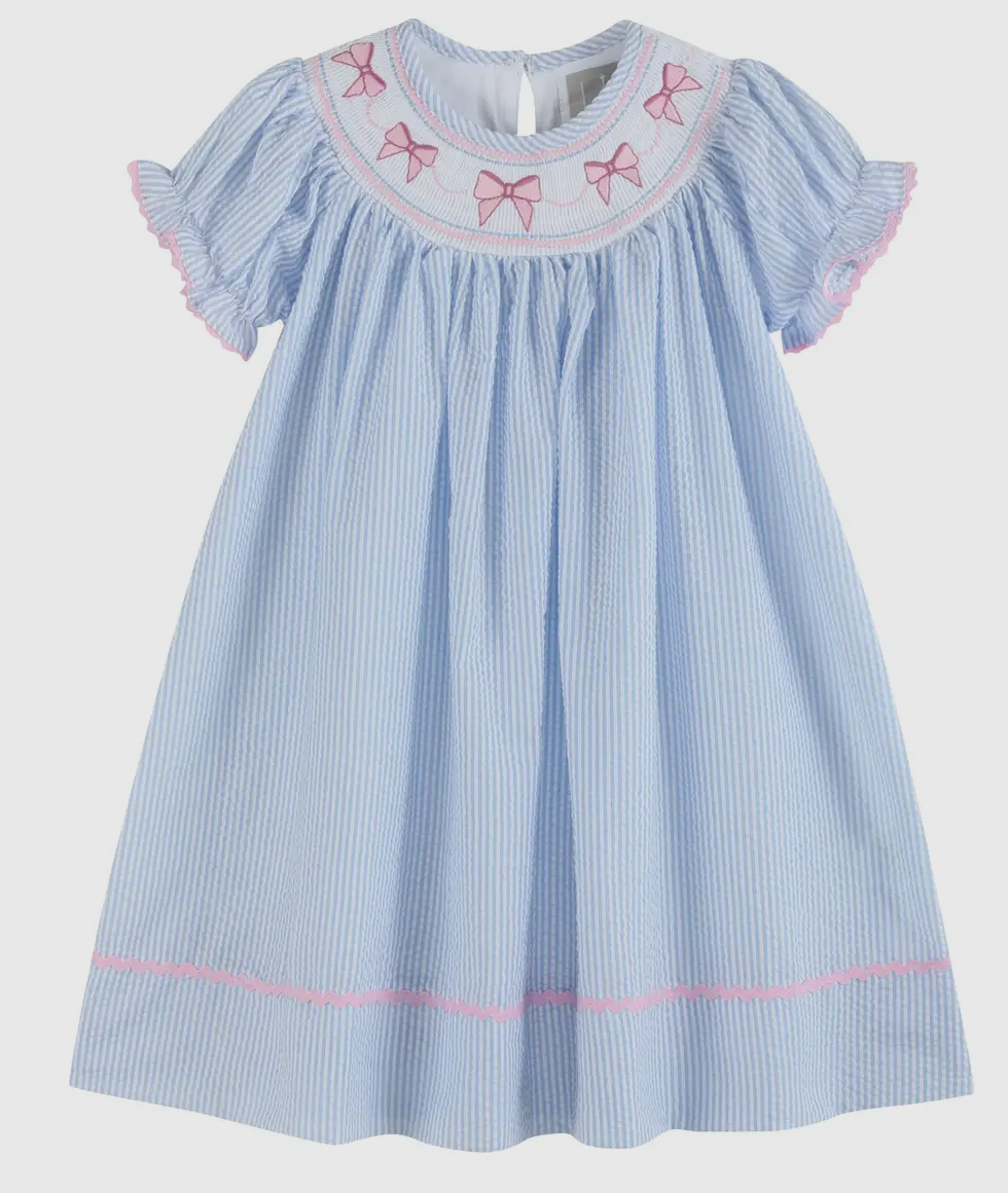 Sweet Bow Smocked Dress